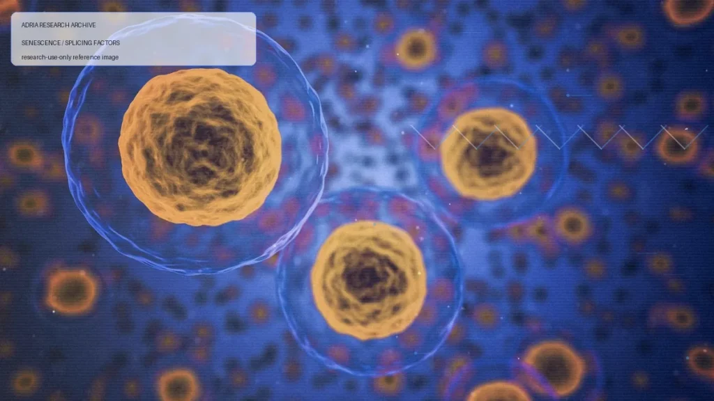 Cellular Senescence Research: Splicing Factors, Resveralogues, and Evidence Limits - Adria research article image