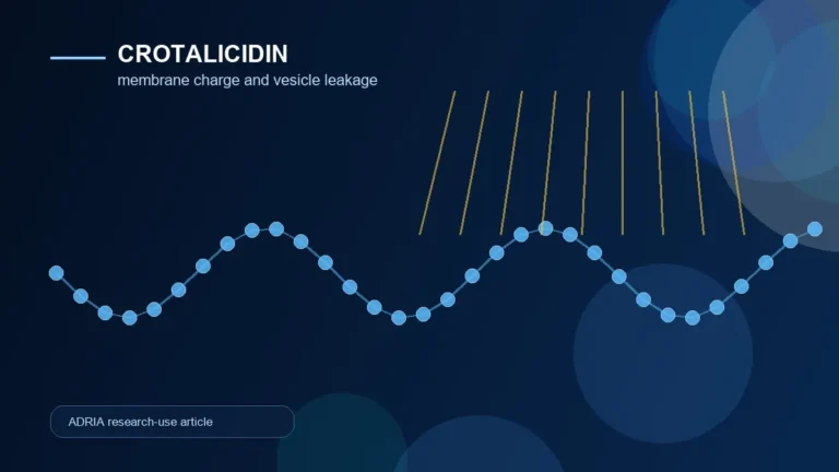 Crotalicidin Research: Venom-Derived Peptide Fragments and Bacterial Membrane Models - Adria research article image