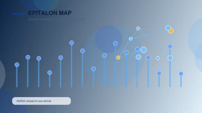 Epitalon Literature Map: Telomerase, Pineal Peptides, and Gene-Expression Studies - Adria research article image
