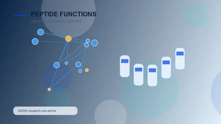 What Peptides Do in Research: Signaling, Defense, Vaccines, and Delivery Models - Adria research article image