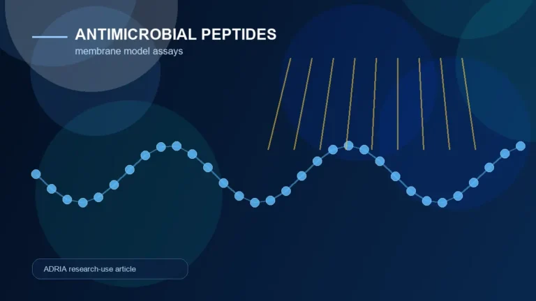 Antimicrobial Peptide Research: Clavanin-MO, Membrane Models, and Resistance Context - Adria research article image