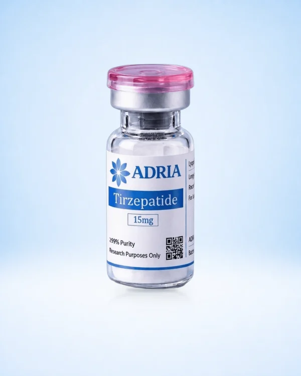 Tirzepatide research-use-only laboratory vial