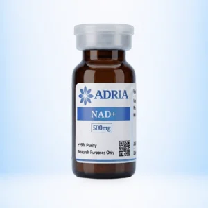 NAD+ research-use-only product vial from Adria Science