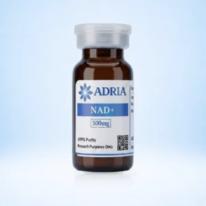 NAD+ research-use-only product vial from Adria Science