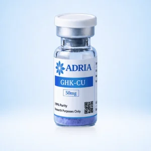 GHK-CU research-use-only product vial from Adria Science