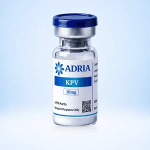 KPV research-use-only product vial from Adria Science