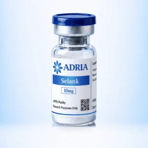 Selank research-use-only product vial from Adria Science