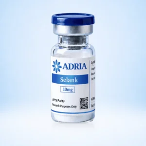 Selank research-use-only product vial from Adria Science