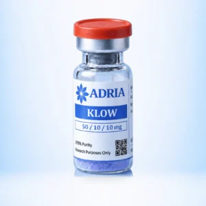 KLOW research-use-only product vial from Adria Science