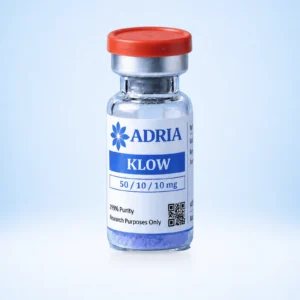 KLOW research-use-only product vial from Adria Science