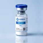 BPC-157 research-use-only product vial from Adria Peptides