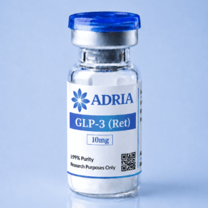 GLP-3 (Ret) 10mg research-use-only product vial from Adria Science