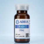 NAD+ research-use-only product vial from Adria Peptides