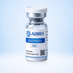AOD9604 5mg research peptide vial