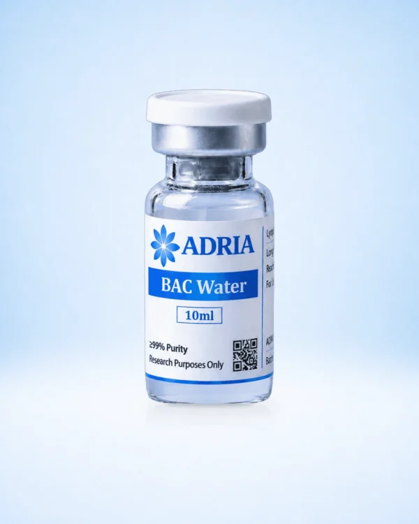 Bacteriostatic Water research-use-only laboratory vial