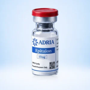 Epitalon research-use-only product vial from Adria Science