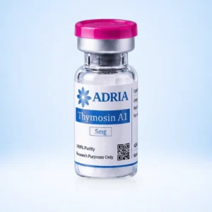 Thymosin Alpha-1 research-use-only product vial from Adria Science
