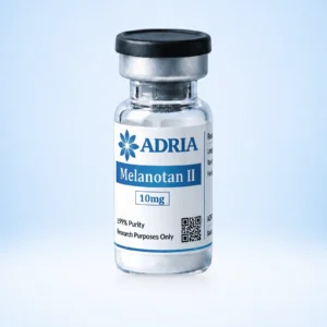 Melanotan II research-use-only product vial from Adria Science