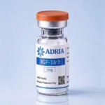 IGF-1 LR3 research-use-only product vial from Adria Peptides