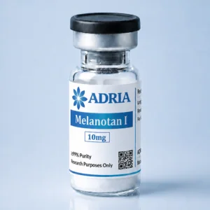 Melanotan-1 research-use-only product vial from Adria Peptides