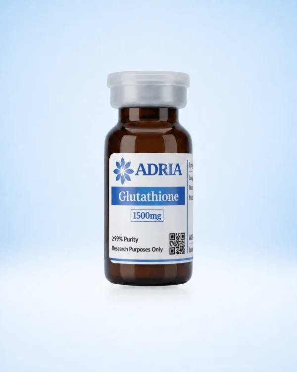 Glutathione - standardized catalog image v2 Glutathione research-use-only laboratory vial